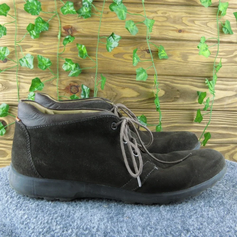 Geox‎  Men Chukka Boots Size 42 Medium Brown Leather Lace Up
